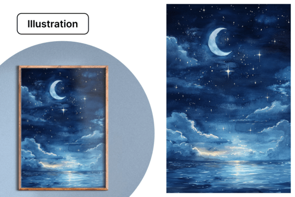 Download Ethereal Night Sky Digital Art - Premium Resources